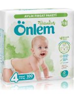 Önlem Botanika Bebek Bezi 4 Beden Maxi 7 - 14 Kg 100 Adet