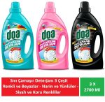 Doa Sıvı Çamaşır Deterjanı Renkliler Ve Beyazlar Bakım Ve Koruma 3 X 2700 Ml