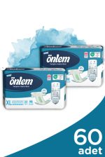 Önlem Yetişkin Hasta Bezi Bel Bantlı Extra Large XL 120 - 170 Cm 60 Lı
