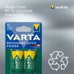 Varta 3000 mAh C Boy Şarj Edilebilir 2