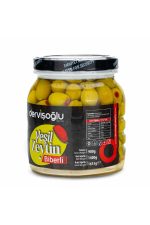 Biber Dolgulu Yeşil Zeytin 900 Gr