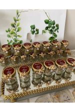 Cam Kavanoz Mum Nikah, Söz, Nişan, Kına Hediyelik - 25 Adet