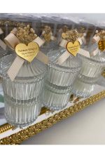 Mumlu Cam Şişe Nikah, Söz, Nişan Hediyelik - 25 Adet