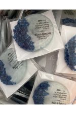 Epoksi Magnet Taşlı Paketli Nikah, Söz, Nişan Hediyelik - 25 Adet