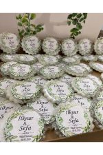 Epoksi Magnet Simli Paketli Nikah, Söz, Nişan Hediyelik - 25 Adet