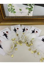 Kartlık Halay Mendili Kına, Nikah, Söz, Nişan Hediyelik - 50 Adet