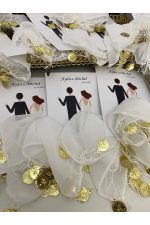 Kartlık Halay Mendili Kına, Nikah, Söz, Nişan Hediyelik - 50 Adet