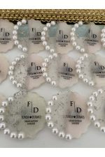 İncili Epoksi Magnet Paketli Nikah, Söz, Nişan Hediyelik - 25 Adet