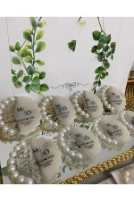 İncili Epoksi Magnet Paketli Nikah, Söz, Nişan Hediyelik - 25 Adet
