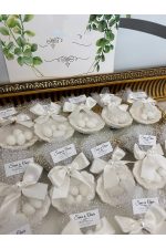 İstiridye Fıstık Şekerli Nikah, Söz, Nişan Hediyelik - 25 Adet