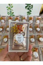 Kahve Kutusu Süslü Nikah, Söz, Nişan Hediyelik - 50 Adet
