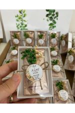 Kahve Kutusu Süslü Nikah, Söz, Nişan Hediyelik - 25 Adet