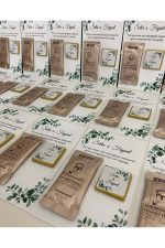 Kahve ve Çikolata Kartı Nikah, Söz, Nişan Hediyelik - 50 Adet