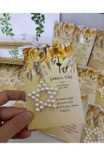 İnci Yıldız Anahtarlık Bebek, Nikah, Söz, Nişan Hediyelik - 25 Adet