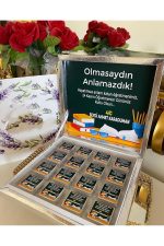 Karton Kutulu Baskılı Madlen Çikolata 50 Adet