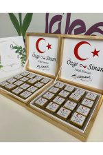 Karton Kutulu Baskılı Madlen Çikolata 50 Adet