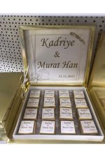 Karton Kutulu Baskılı Madlen Çikolata 50 Adet