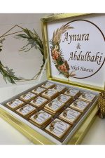 Karton Kutulu Baskılı Madlen Çikolata 50 Adet