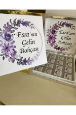 Karton Kutulu Baskılı Madlen Çikolata 50 Adet