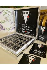 Karton Kutulu Baskılı Madlen Çikolata 50 Adet
