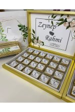 Karton Kutulu Baskılı Madlen Çikolata 75 Adet