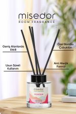 2 li Set Powder Çubuklu Oda Kokusu 120 ml & Oda Spreyi 500 ml