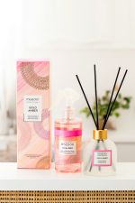 2 Li Set Gold Amber Çubuklu Oda Kokusu 120 ml & Oda Spreyi 330 ml