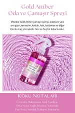 2 Li Set Gold Amber Ve Gül Bahçesi Oda Kokusu Ve Çamaşır Spreyi 330 ml