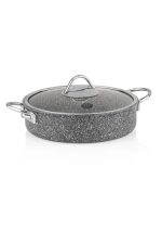 Taç Ultra Classic 3 Parça Granit Tencere & Tava Seti Gri