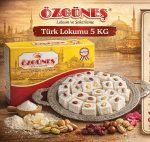 Özgüneş Klasik Üstü Fıstıklı Lokum 5 kg – Geleneksel Lezzet