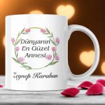 Kişiye Özel Anneler Günü Tasarım Kupa Bardak