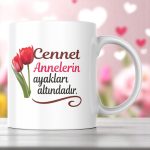 Kişiye Özel Anneler Günü Tasarım Kupa Bardak
