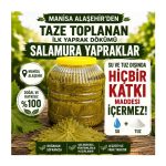 5 kg - Yeni Mahsul Salamura Yaprak - Doğal ve Katkısız