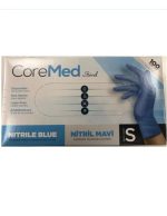 Nitrile Pudrasız Mavi Eldiven S Beden 100'lü