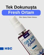 Fresh Ortam Kokusu 50cc Sprey – Ferahlatıcı Taşınabilir Ortam Kokusu