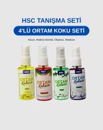 4'LÜ Ortam Kokusu Seti - 50cc Sprey – Ferahlatıcı Taşınabilir Ortam Kokusu Seti