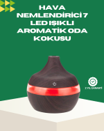 Prizden Çalışan Sessiz Ultrasonik Hava Nemlendirici Difüzör