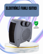 Fanlı Oda Isıtıcısı Termostat Kontrollü Soğuk Hava Üfleme Modu