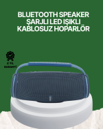 Net Stereo Ses Sunan IPX5 Su Geçirmez Bluetooth Hoparlör