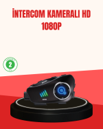 Q28 Kameralı Motosiklet Kask Kulaklık Bluetooth 5.3 Su Geçirmez 1080P HD