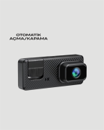 3 Kanallı Araç DVR – Ön + İç + Arka Kamera ile Tam Kapsama, Yüksek Güvenlik