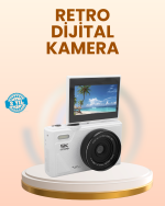 Taşınabilir 5K UHD Fotoğraf ve Video Kamera Otofokus WiFi