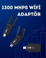USB WiFi Adaptör – 1200 Mbps Hız