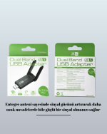 USB WiFi Adaptör – 1200 Mbps Hız