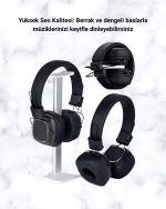 Renkli Işık Efektli Bluetooth 5.3 Müzik Kulaklığı