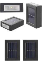 Solar Güneş Enerjili Çift Taraflı Duvar Lambası Çift Taraflı Duvar Lamba Güneş Enerjili