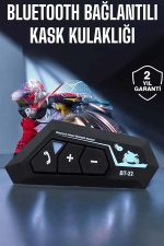 Kask Kulaklık Bluetooth Motosiklet Kulaklık Intercom Su Geçirmez