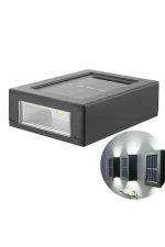 Solar Lamba Dekoratif Aplik Su Geçirmez Led Işıklı Duvar Lambası