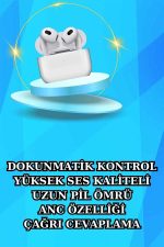 Akıllı Saat ve Kulaklık Seti Bildirim Görme Arama Cevaplama ANC Özelliği