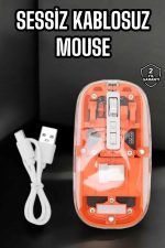 Kablosuz Mouse Fare 5.0 Bluetooth Bağlantılı USB Girişli